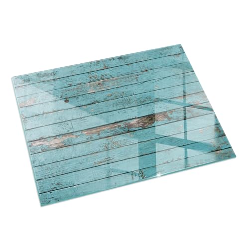 Placa para Parquet 120x80 cm Resistente a Altas Temperaturas Protector de Suelo Cristal Templado Decoración de la Sala de Estar Chispas y Arañazos Protector - Tablas de Estilo rústico