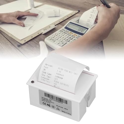 Image of Embedded Thermal Receipt Printer 58mm, 80mm / s Print Speed with USB and TTL Serial Port, 203dpi Line Thermal Printing for Text, Barcodes, and Kiosks