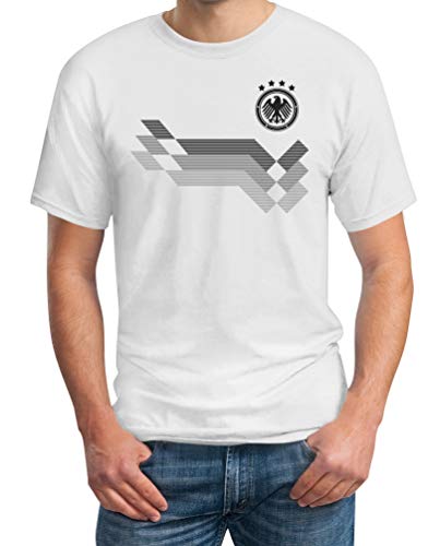 T-Shirt Herren - Deutschland EM 2024 Trikot - Deutsches Fußball Fan-Trikot für Männer - Fanartikel - EM 2024 Fanshirt