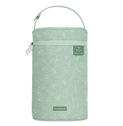 Miniland Ecothermibag Double. Funda isotérmica para transportar botellas, termos, biberones, tuppers, herméticos, bocadillos.