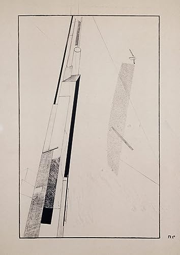 Impression d'art Lissitzky Prun tableau sur toile haut de gamme 60x90cm