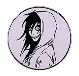 Jeff and Jane the Killer Creepypasta Urban Legend Go To Sleep Manga 1' Enamel Pin Badge