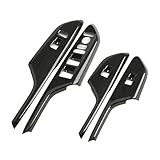 interior coche piezas Para Civic Para 10.ª Generación (2017-2020) 4 Unidades Interruptor Control Subida/bajada Ventanas Reposabrazos Cubierta Cerradura(Left Hand Drive)