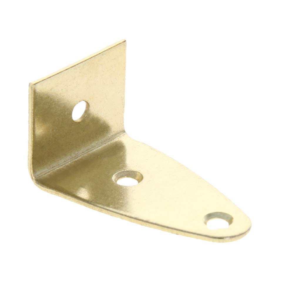 MroMax Picture Photo Frame Metal Brace Bracket Hanger Gold Tone 27 x 26 x 42mm/1.06 x 1.02 x 1.65-inch Small 20pcs