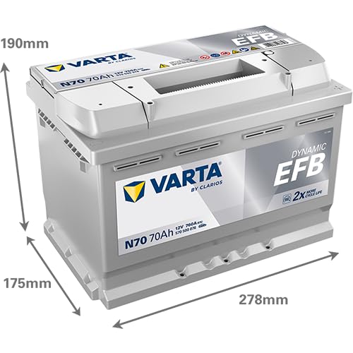 Amazon | VARTA LN3 EFB バッテリー Dynamic EFB N70 70A 760CCA