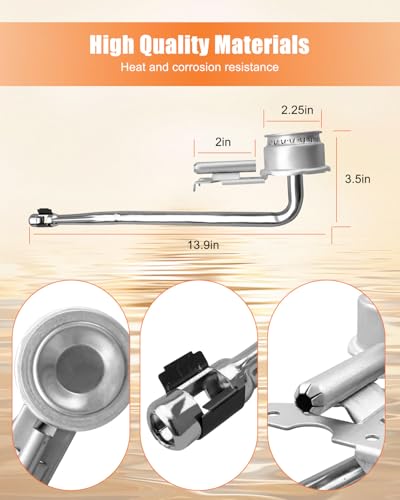 Image of 1Pcs Gas Range Top Rear Burner Compatible with FRIGIDAIRE Series Gas Ranges, Rear Burner for Gas Stove Replace AP6036328 5304506426 316039003 316103803