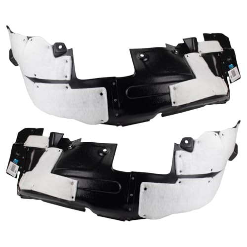 Image of TRQ Inner Fender Liner Set Compatible with 2014-2015 Hyundai Tucson HY1248139 HY1249139