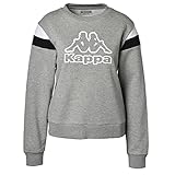 Kappa Damen CKD CYRA Sweatshirt, grau, XS