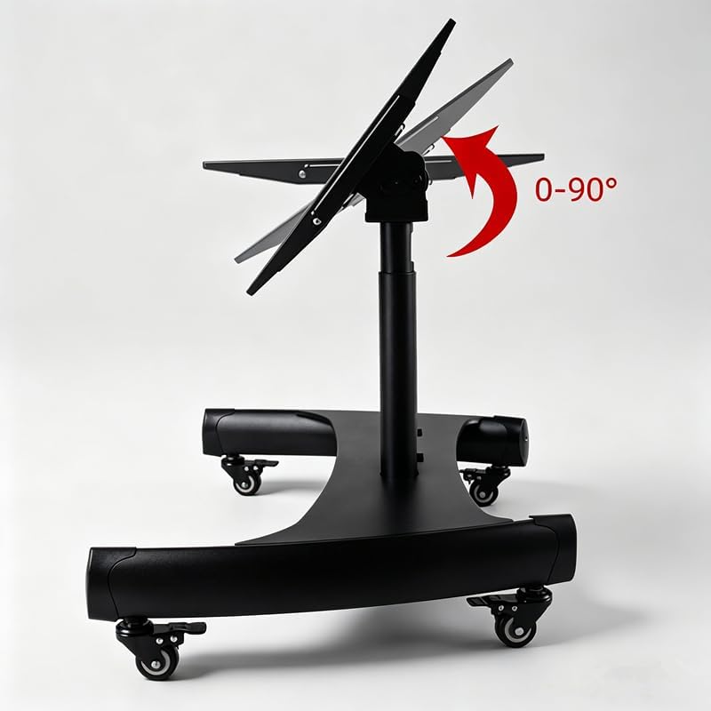 TV stand with 360 degree swivel indication