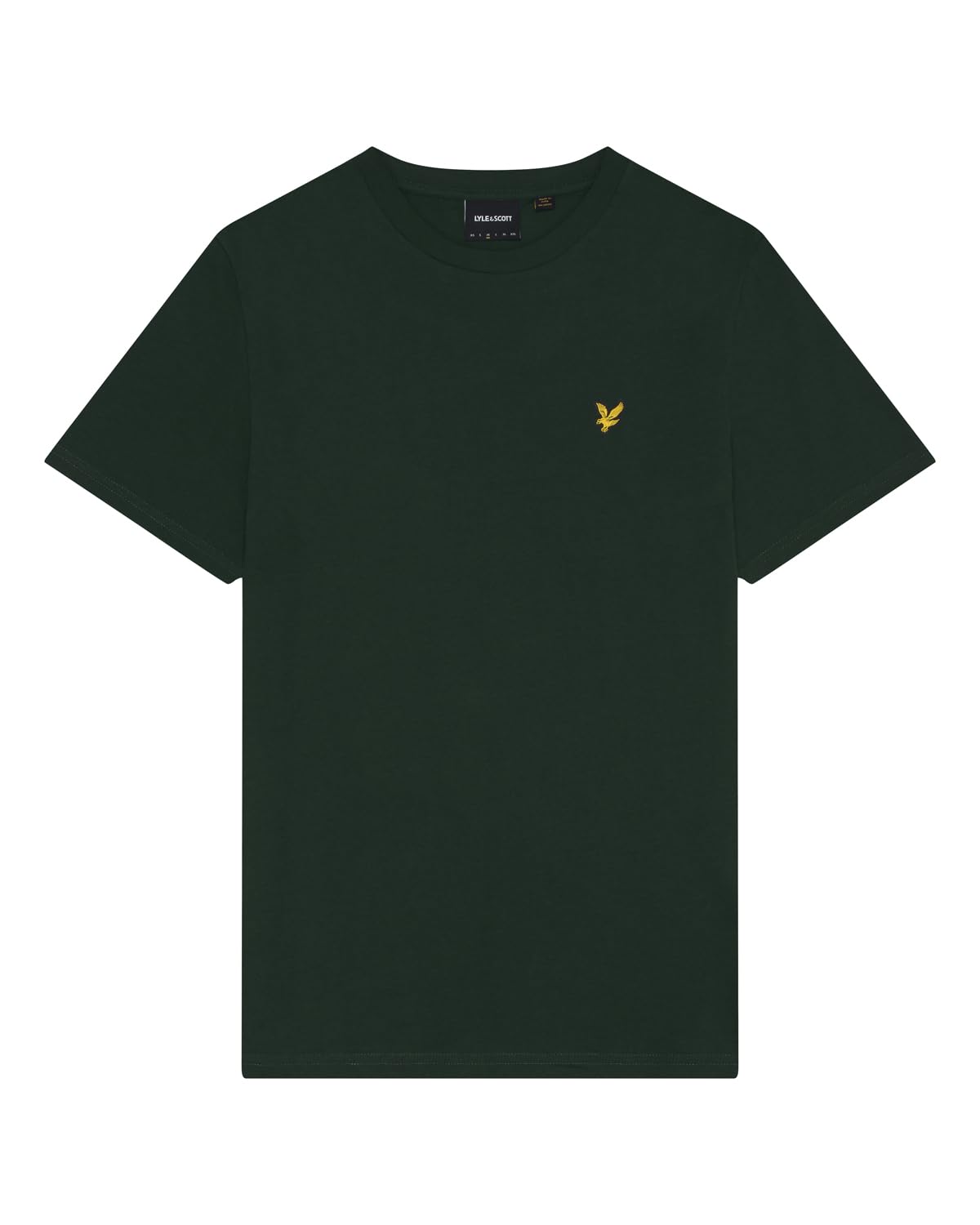 Lyle & Scott Men's Argyle Teal Plain T-Shirt (Uk, Alpha, L, Regular, Regular, )
