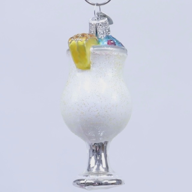Old World Christmas Ananas-Ornament Aus Mundgeblasenem Glas – Symbol Für Gastfreundschaft