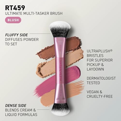 image for Real Techniques Ultimate Multi Tasker Brush, Dual-Ended Makeup Brush f