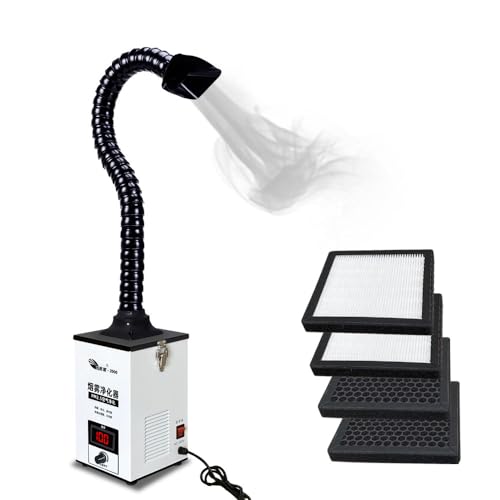 150W110V Smoking Instrument Smoke Absorber With Activated Carbon Filter Sponge Cutting Solder Fume...