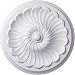 Ekena Millwork CM12FL 12 1/4-Inch OD x 2 1/4-Inch Flower Spiral Ceiling Medallion