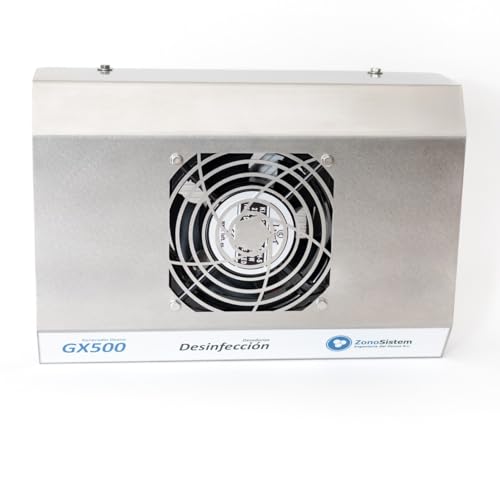 ZonoSistem Generador de Ozono Comercial, 8.000 mgO/h, 40m2, Programable por App Móvil | Purificador de Aire Desinfecta y Elimina Olores a Moho, Mascotas, Humo | Air Purifier Domestico y Profesional