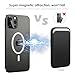 WALLFID Leder Wallet mit MagSafe,Kompatibel mit iPhone 17/16/15/14/13/12 Pro/Max/Plus/Mini,RFID-Kart... mit MagSafe Magnet (Schwarz)