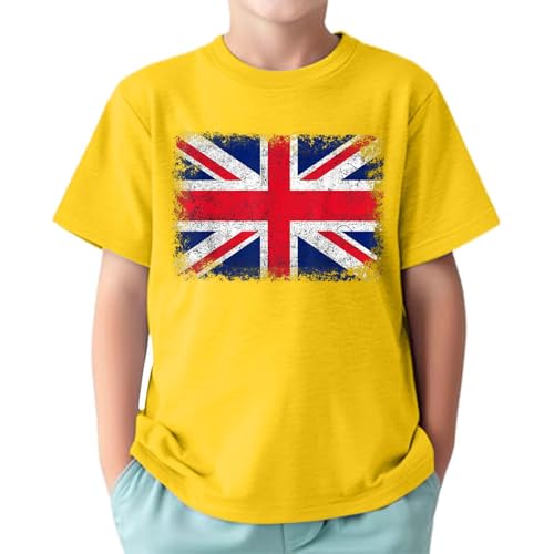 Schöne T-Shirts mit britischem Flaggenaufdruck für Jungen und...