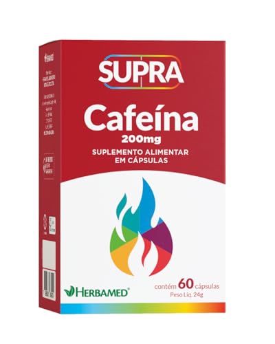 Supra Cafeina – 200mg 60 Cápsulas – Herbamed