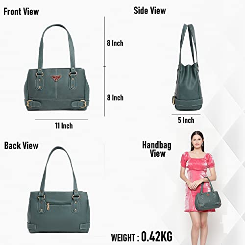 Image of Fostelo Women's Nightingale Satchel Tote Handbag for Women | Ladies Purse | Stylish Shoulder Bag | Gift For Women