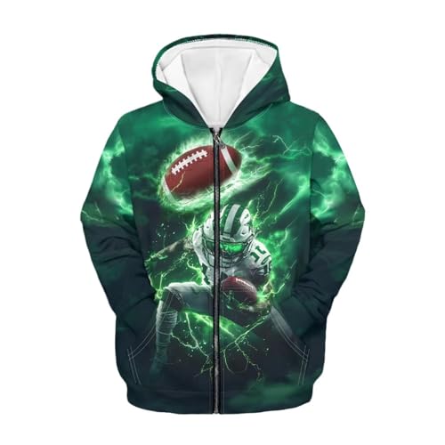 Image of Biyejit Kids Novelty 3D Graphic Printed Hooded Sweatshirt