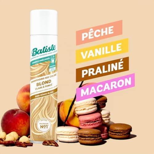 Batiste Shampooing Sec Blond - Rafraîchit les cheveux sans résidus blancs – vue 7