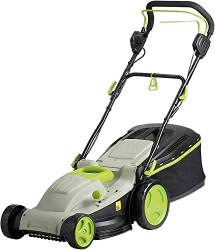 Corded Electric Lawn Mower 2 in 1 Self-Propelled Lawn Mower Porta...