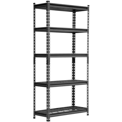 Rhino Racking - 5 Tier Heavy-Duty Boltless Wire Shelving Unit - 1000kg Load Capacity - 152 x 75 x30 cm