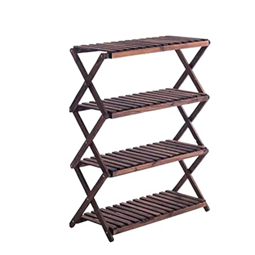 Soporte para plantas, soporte para plantas, soporte para plantas de varios niveles, soporte plegable para plantas, soporte para macetas de madera, ahorra espacio para balcón, estante para plantas