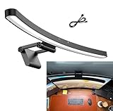 Stufenlos Dimmbar: Sie können das Computer Monitor Light Bar auf warmes Licht, kühles Licht oder natürliches Licht umschalten, um die Konzentration und den Komfort zu erhöhen. Jeder Farbmodus kann stufenlos gedimmt und über die Touch-Taste gesteuert werden, um Ihr Seherlebnis für Ihre täglichen Computeraufgaben zu verbessern. Power-Off-Memory-Design, automatische Anpassung an die zuletzt eingestellte Helligkeit und Farbtemperatur beim nächsten Einschalten.