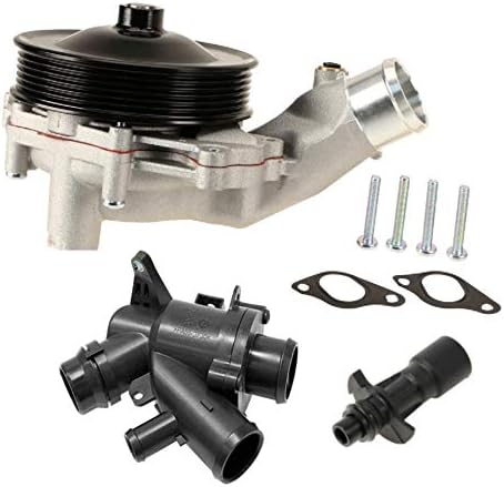 Coolant Water Pump + Thermostat + Connector Kit for Jaguar & for Land Rover 5.0L V8