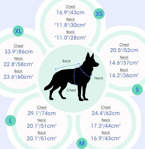 Image of MIGOHI Dog Anxiety Relief Vest, Breathable Calming Shirt for Dogs, Soft Adjustable Pressure Wrap for Storm, Fireworks, Separation - Anxiety Coat Jacket for Small Dogs Stop Shaking, Black XS