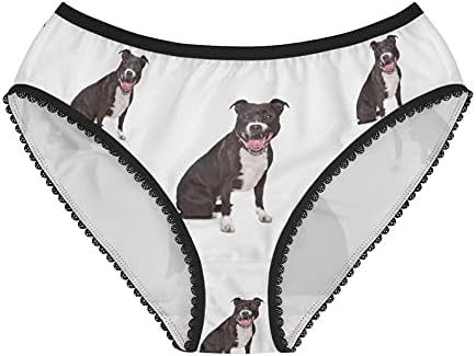 DogsMakeMeHappy Staffordshire Bull Terrier Panties, Staffordshire Bull Terrier Underwear, Briefs, Cotton Briefs