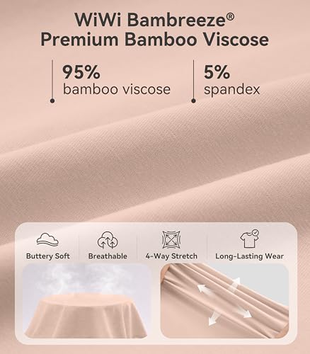 Image of WiWi Viscose from Bamboo Pajamas Set for Women Super Soft Short Sleeve Cooling Summer Plus Size Pjs Sets Sleepwear S-4X