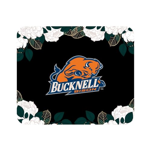 Mouse Pad, Fabric, Bucknell University Standard/Floral White