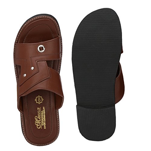 ARBA Men's Synthetic Athletic & Outdoor Sandals and floaters Brown