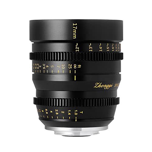 Amazon.co.jp: 中一光学 SPEEDMASTER CINEMA 17mm T1.0 マイクロフォー