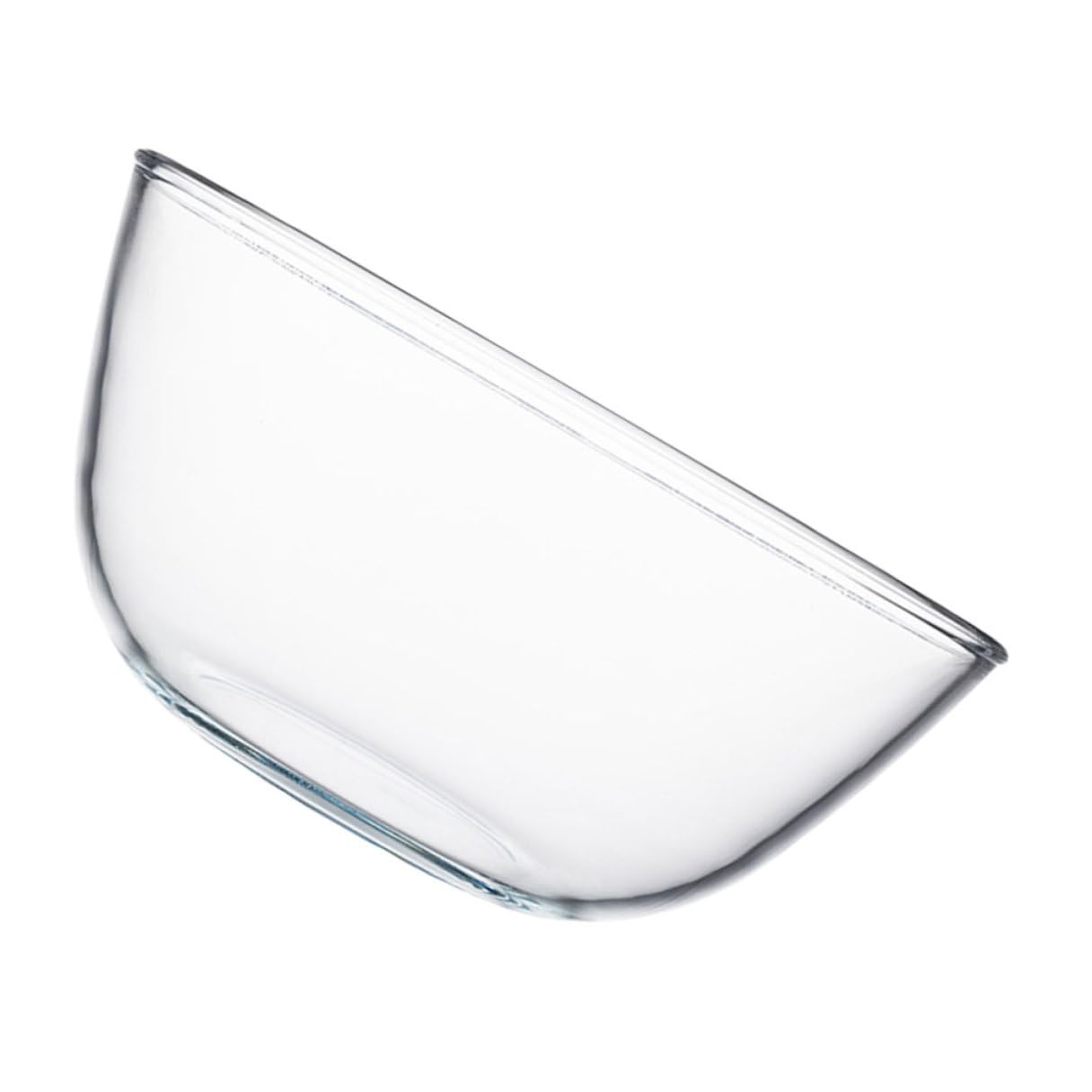 Bol en verre transparent 1600 ml multifonction pour salade et cuisine