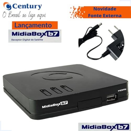 Receptor Digital Century Midiabox B7 Sat Hd Regional