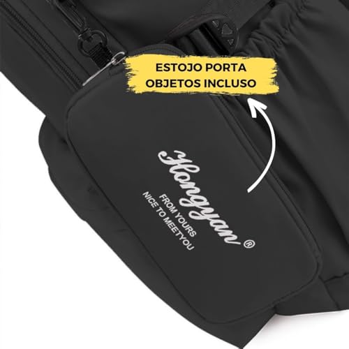 Mochila Feminina Escolar Bolsa Faculdade Viagem Anti Furto para Notebook (Preto)
