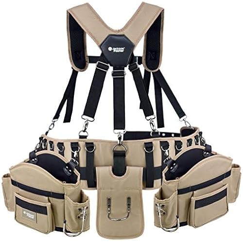 JACKSON PALMER Professional Tool Belt - Comfort Rig Tan & Black