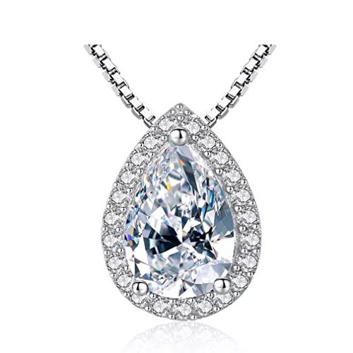 Collier mariage en zircon larme pour sublimer votre tenue de mariée