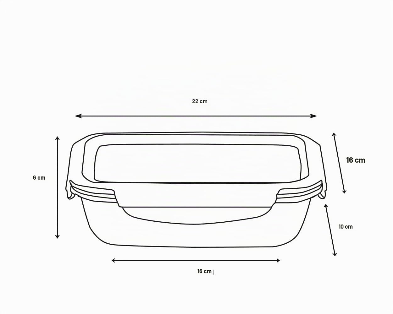 Cuitisan - Pack de 3 cajas de alimentos de acero inoxidable para microondas - 500, 980 y 1100 ml