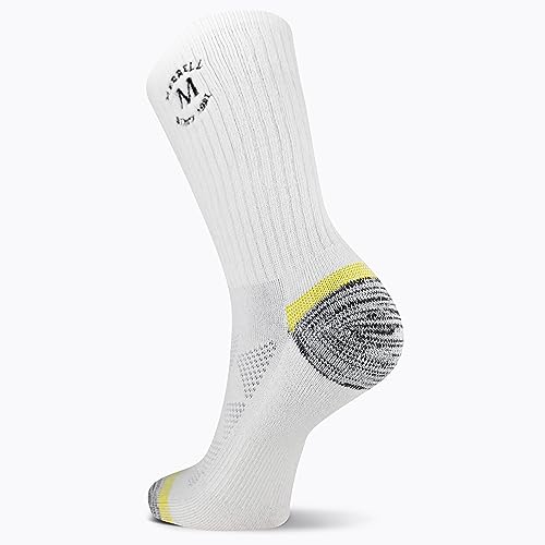 Image of Merrell Men's and Women's MOAB Hiking Midweight Cushion Socks - Unisex Coolmax Moisture Management and Arch Support