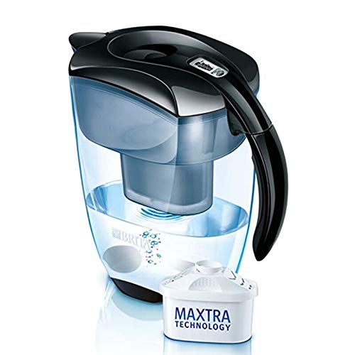 Germany Imported elemaris Filter Filter Water Bottle net Kettle Filter Water Purifier - (Color: Black Pot)