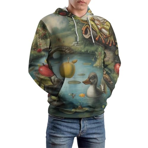 Sweat à capuche fruit grenouille taille S pour ne plus sacrifier le style au confort