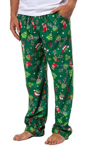 Teenage Mutant Ninja Turtles Mens' Christmas Characters Sleep Pajama Pants