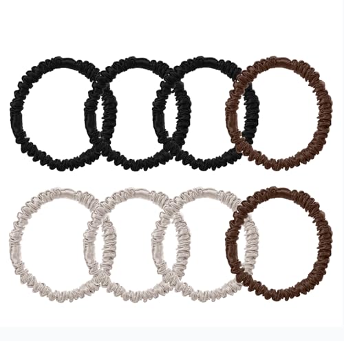 Uisgong 8-Pack Silk Scrunchies