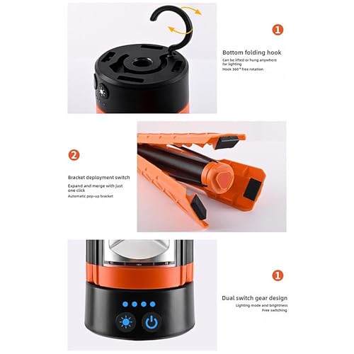Éclairage de camping portable pour vos soirées de pêche et randonnée - 7