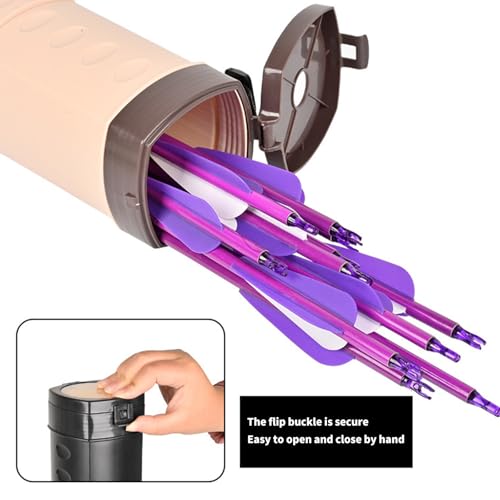 Csnbfiop Quivers Archerys Case Pouches Holder Archerys Bag Telescopic Arrows Shoulder Archerys Carriers Holder Tube Adjustable - Image 4