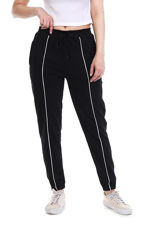aaas apparel Terry Cotton Track Pant for Women | Comfortable Mid Rise Lounge Bottoms for Casual Wear, Nightwear, Gym, Yoga, Sports Running | Soft Fabric with Relaxed Fit for Daily Comfort-picture-56